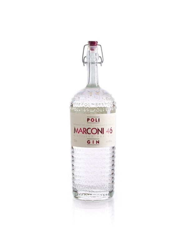 POLI confezione con bicchieri Marconi 46 Dry Gin + Tumbler